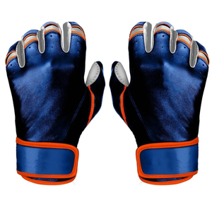 Guantes de Bateo de Béisbol Personalizados de Moda, Fabricación OEM, Cuero Premium, Agarre Antideslizante, Ajuste Transpirable, Guantes Deportivos para Adultos con Cierre a Presión - Product Image 4