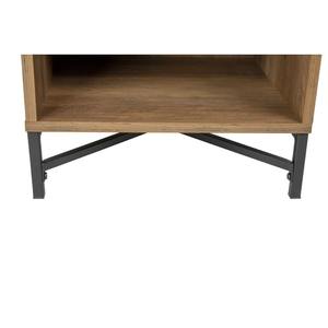 Mesita de noche Industrial Vintage moderna elegante lujosa plegable de madera de Metal mesita de noche estilo indio muebles para el hogar dormitorio - Product Image 3