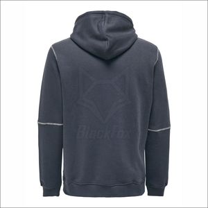 <b>Men's</b> Green Hooded Fleece Sweatshirt Regular Fit Casual Solid Color Pocket Design Breathable Knitted <b>Pullover</b> Autumn Wear - Product Image 6