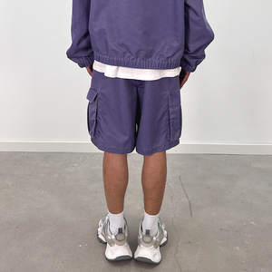 Pantalones cortos Cargo para exteriores de nailon 100% de alta calidad para hombre, pantalones cortos informales de estilo Hip Hop con bolsillos holgados, pantalones cortos ligeros de alta calidad - Product Image 4