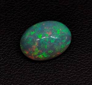 Superb Quality Ethiopian Natural Waxed/Oiled Multi Brilliant Cut Opal Cabochon Loose Gemstone 5-8 Carat Color Play/Fire - Product Image 1