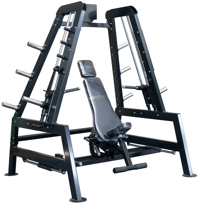 commercial gym equipment multi functional incline chest press and shoulder press smith machine strength training