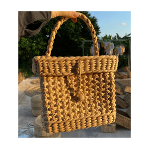 Top Selling Summer Item - <b>Beach</b> <b>Bag</b> Women Water Hyacinth <b>Beach</b> Fashion Handbags Customize Color Handwoven From 99GD - Product Image 3