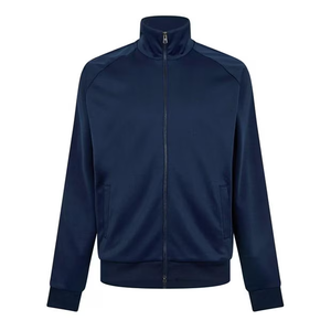 Hommes fermeture éclair extérieur Jogging Sportswear costume Activewear survêtement deux pièces moderne mince survêtement ensemble pour le fitness - Product Image 5