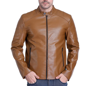 Chaquetas de Cuero Casuales de Invierno para Hombre, de Alta Calidad, Estilo Urbano con Cierre, Oferta - Product Image 1
