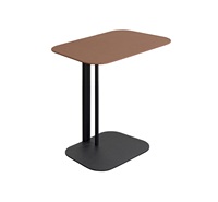 Table basse classique moderne pour bureau à domicile avec métal en fer de haute qualité et bois de manguier de couleur noire pour une utilisation intérieure et extérieure