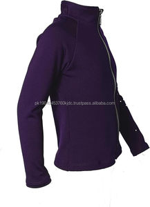 Chaqueta de calentamiento gimnástica personalizada para niñas, chaqueta de entrenamiento de Artes Escénicas de baile de poliéster y LICRA para práctica de bailarines - Product Image 4