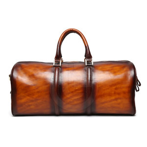 2025 Custom Design Durable Genuine Leather Casual Water Resistant Zipper <b>Duffel</b> <b>Bag</b> Latest Style High Quality Quick Dry - Product Image 3
