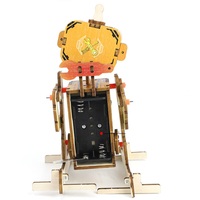 OKYN-G6693 vente chaude Robot à commande vocale bricolage Kit en bois Kit de Robot éducatif à commande vocale bricolage pour les étudiants