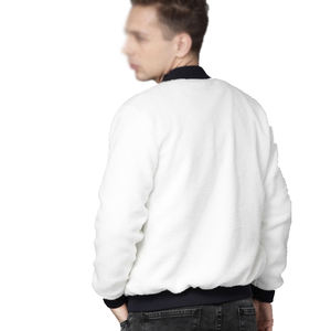 Chaqueta de bombardero de hombre nueva y elegante al por mayor chaqueta de lona de precio barato para invierno diseño de moda personalizado - Product Image 5