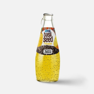 Cóctel de jugo de fruta natural con bebida de semilla de albahaca de piña de mango muestra gratis diseño gratis OEM Etiqueta Privada tipo puré - Product Image 5