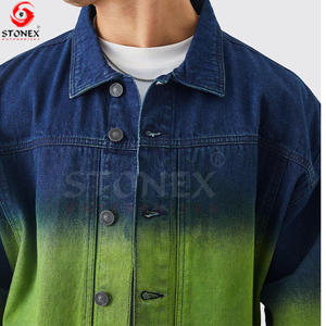 Ropa Oem de talla grande para hombre, recién llegado, chaqueta vaquera a la moda, pantalones, traje de dos piezas, conjuntos de Chaquetas vaqueras personalizadas para hombre - Product Image 2