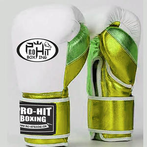 ถุงมือชกมวยแบบมืออาชีพถุงมือหนังแท้ MMA มวยไทยถุงมือชกมวยไทย - Product Image 3