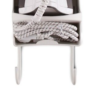 Estante de baño de montaje en pared, colgador de tablero de hierro, soporte de almacenamiento de planchado eléctrico - Product Image 4