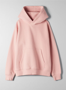 เสื้อสเวตเตอร์มีฮู้ดและเสื้อสเวตเตอร์สำหรับผู้หญิงเสื้อฮู้ดแขนยาวหนาสีพื้นแบบหลวมโลโก้กำหนดเอง S-XXXL ผู้ชาย - Product Image 6