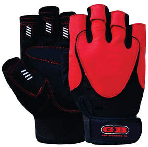 2024 Model NEW Genuine Leather Outdoor Sport Mesh Half Finger <b>Gym</b> Gloves men women Fitness <b>Weight</b> Lifting gloves - Product Image 4