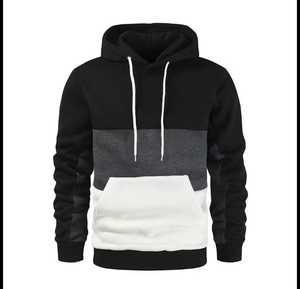 เสื้อฮู้ดดี้ผู้ชายคุณภาพสูงขายดี |   ผ้าฟลีซผสมโพลีเอสเตอร์และคอตตอน ปักโลโก้ตามสั่ง พร้อมส่ง ใส่สบายในฤดูหนาว รุ่นใหม่ - Product Image 2