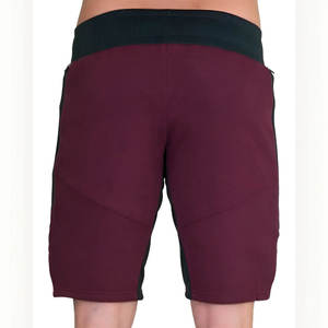 Custom Printed Logo High Street <b>Men's</b> Double Layer Mid Waist Knitted Cotton <b>Fleece</b> <b>Shorts</b> Premium Quality Vintage Streetwear - Product Image 3