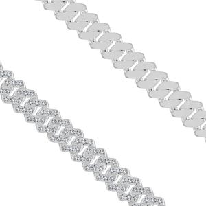 Collar de Lujo con Cadena Cubana de Diamantes Cultivados en Laboratorio, Estilo Hip Hop para Hombre, Platino 950, Certificado IGI - Product Image 2