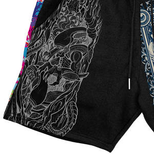 Vente en gros d'usine OEM Short en maille personnalisé de grande taille de qualité supérieure pour hommes Nouveau design Short de jogging d'été en coton imprimé pour garçons - Product Image 4