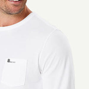 Blank <b>Long</b> Sleeve Round Neck T <b>Shirt</b> Cotton Custom Logo Men <b>Long</b> Sleeve Crew Neck <b>Tee</b> - Product Image 4