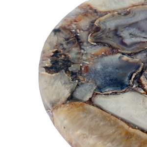 Sceau en agate poli artisanal, décoration de luxe pour la maison, motif floral religieux, résine, couleur personnalisée, haute qualité, pour table - Product Image 6