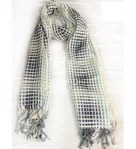 Bufanda arrugada de algodón 100% para adultos, estola estampada de estilo plisado de encaje para la temporada de primavera, bufandas y chales tradicionales - Product Image 5