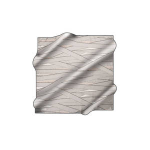 Pierre Cardin Geometric Digital Print Crepe Satin <b>Square</b> <b>Scarf</b> 90x90 - Product Image 1