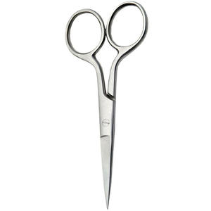 Sharp Blade Mustache Hair Cutting <b>Scissor</b> 4.5 Inch Finish Polish German Steel Straight Razor <b>Beard</b> Hair Cutting <b>Scissor</b> - Product Image 6