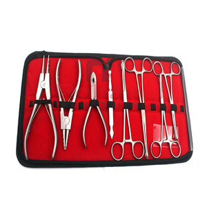 Body <b>Piercing</b> Tool <b>Kit</b> Body <b>Piercing</b> Tool <b>Kit</b> Perforated Tattoo Tool <b>Piercing</b> Tools Stainless Steel Set <b>Piercing</b> <b>Kits</b> - Product Image 2