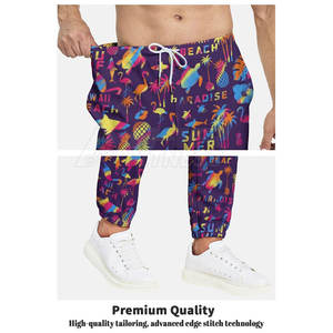 Meilleure vente de pantalons de survêtement en coton de qualité supérieure décontracté couleur unie léger haute technologie toile mi technique teint uni OEM - Product Image 4