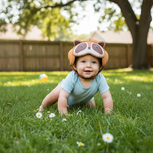 <span class=keywords><strong>Casque</strong></span> de sécurité <span class=keywords><strong>pour</strong></span> bébé Mambobaby, motif raton laveur, réglable, protège-tête <span class=keywords><strong>pour</strong></span> bébé qui rampe et qui marche - Product Image 2