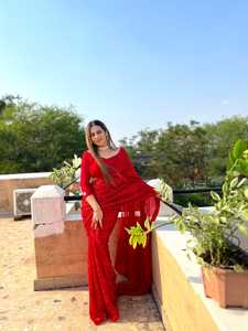 Saree de tissage Jacquard Zari dernier modèle avec bordure ayant un saree Pallu riche - Product Image 2