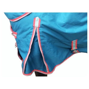 Article frais imperméable à l'eau couleur unie cheval tapis et couvertures léger Sialkot fabricant cheval tapis et couvertures - Product Image 5