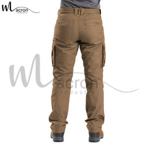 Pantalons cargo en coton extensible à 6 poches, couleur marron, nouvelle arrivée, meilleur fournisseur, conception personnalisée OEM en gros, 2025 - Product Image 4