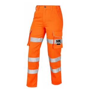 Mens Hi Vis <b>Waterproof</b> Reflective <b>Work</b> Trousers High Visibility Mens Multi-pocket. - Product Image 1