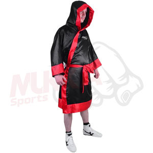 Bata de Boxeo con Capucha para Hombre, Impresa Digitalmente, de la Mejor Calidad, Superventas, Traje de Combate Personalizado Unisex de Poliéster - Product Image 4