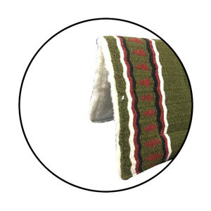 Tapis de selle en laine haute densité de qualité supérieure pour l'équitation de dressage occidental Confort supérieur Performance du cheval améliorée Tissu respirant - Product Image 5