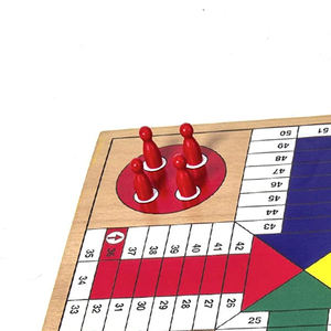 Juego de mesa de madera con forma de Ludo para niños y adultos, divertido juego de mesa de interior, venta directa de fábrica - Product Image 4