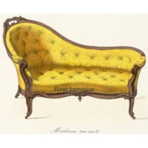 Silla de muebles de boda para novia y novio decorativa de terciopelo rojo y Metal chapado en oro de diseñador de arte creativo moderno de aspecto magnífico - Product Image 6