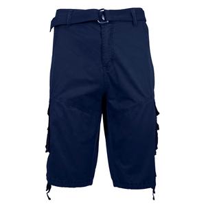 2024 pantalones cortos Cargo de algodón con logotipo impreso personalizado para Hombres estilo callejero patrón sólido pantalones cortos casuales hasta la rodilla ecológicos - Product Image 1