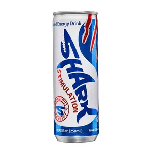 하이 퀄리티 자극 250ML 에너지 음료 (SHARK) 저렴한 가격에 24x250ml