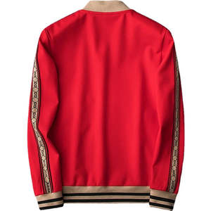 Ensembles de survêtement pour hommes personnalisés OEM en gros, imprimés, écologiques, de haute qualité, respirants, avec fermeture éclair, jogging sportif, 100% coton - Product Image 2