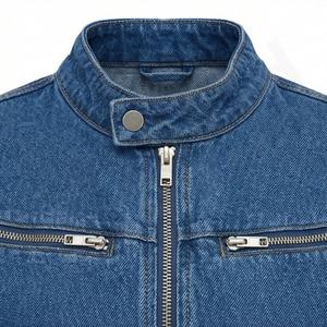 Women Denim Jackets Shirt Button Down Outwear <b>Winter</b> <b>Jean</b> Embroidery Coat Customized Color Casual Streetwear Stylish Apparel - Product Image 4