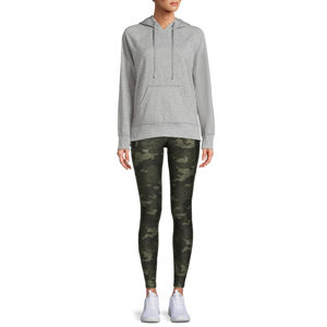 Sweat à capuche épais en éponge française 100% coton avec impression personnalisée pour femmes double couche-pour l'hiver - Product Image 4