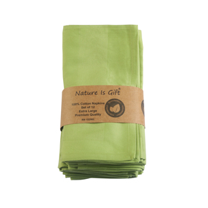 Serviette en satin de coton 100% solide tissée avec des caractéristiques durables - Product Image 2