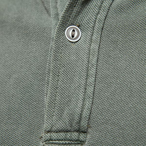 Polo pour hommes en tricot de coton imprimé de grande taille, 2025 léger décontracté à manches courtes rabattu mode Street Wear Polo pour hommes - Product Image 5