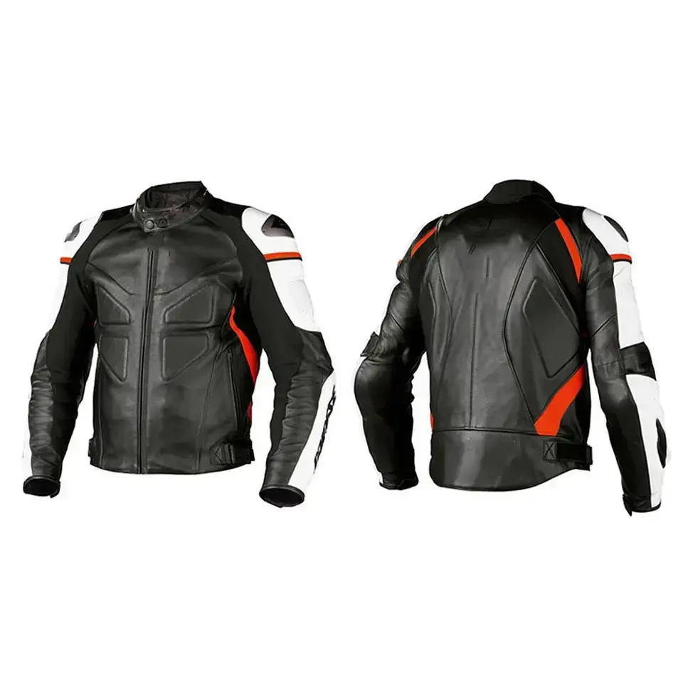 Motorbike Leather Jacket Cheap Price Best Quality custom made Trending Motorbike Riding Jacket Racing Gear Lea