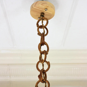 Pantallas colgantes Vintage antiguas, cubiertas de luz de bambú rústicas y de lujo, decoración de ratán tejido para uso en interiores en el hogar, hoteles, cafeterías - Product Image 4