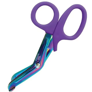 Tijeras para Vendajes Lister, Tijeras Médicas de Acero Inoxidable de 5.5 Pulgadas, Tijeras de Utilidad para Enfermeras, Color Gris Plomo, Tijeras de Primeros Auxilios para Enfermeras - Product Image 2